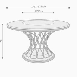 Contemporary Marble Top Table
