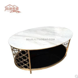Marble Oval Coffee Table