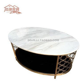 Marble Oval Coffee Table
