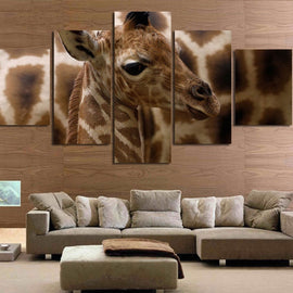 Mean Giraffe Canvas
